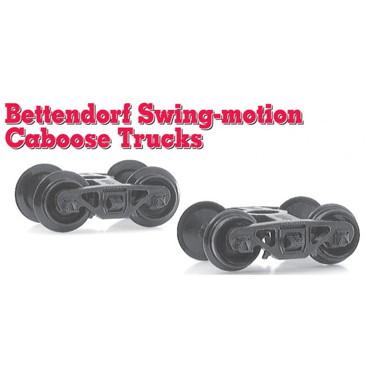 Bettendorf Swing Motion Trucks w/o couplers 1 pr (1184)