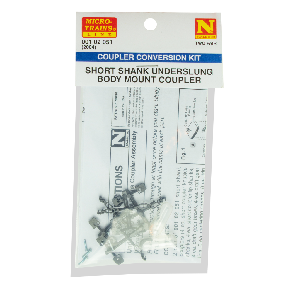 Micro Trains 2004 Coupler Kit