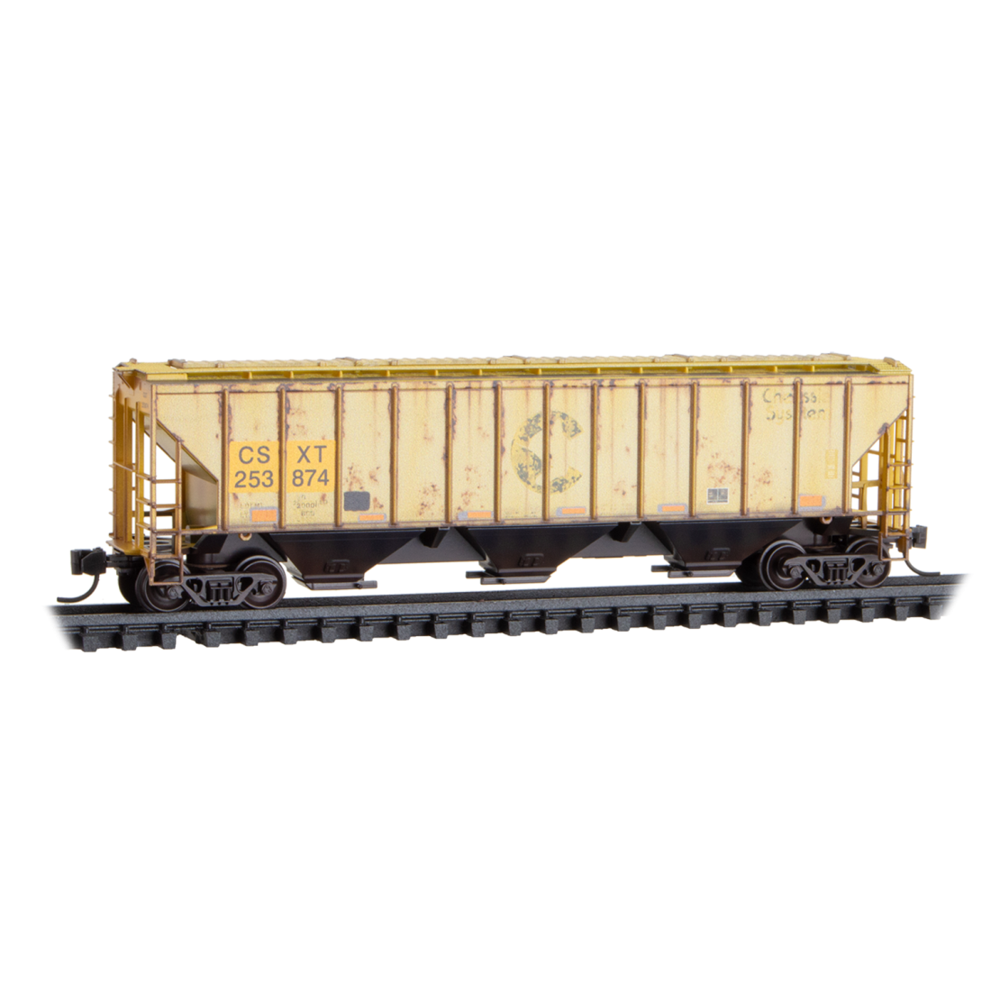 CSX Weathered Covered Hopper Two Pack