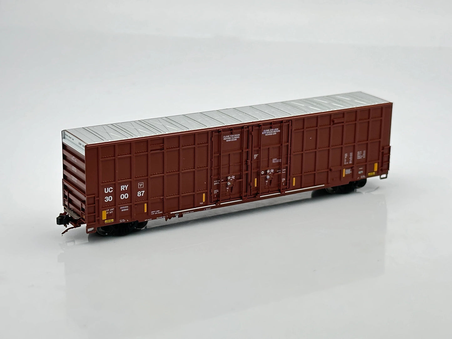 Greenbrier 7550 cf 60’ Plate F Boxcar (2nd Run) - Utah Central Ry. (UCRY) - N Scale