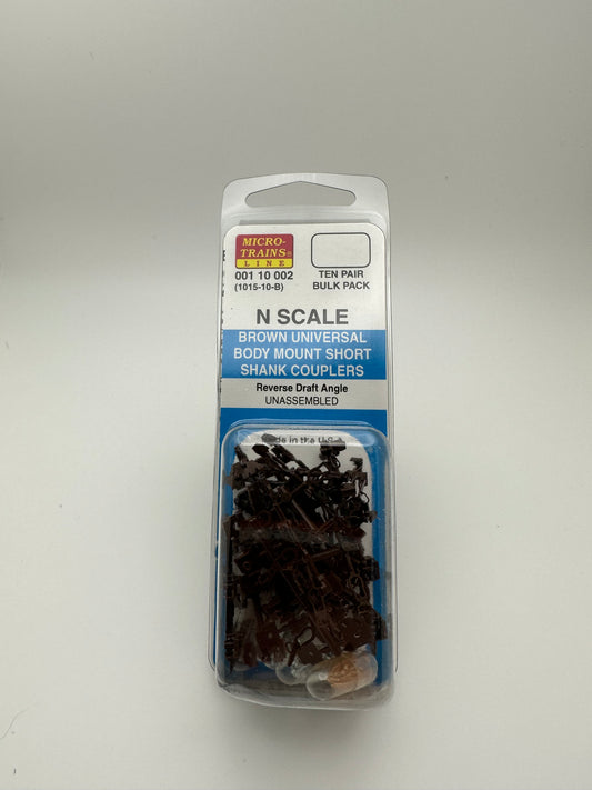 MARRÓN Universal BMC Vástago corto sin ensamblar 10pr (1015-10B)