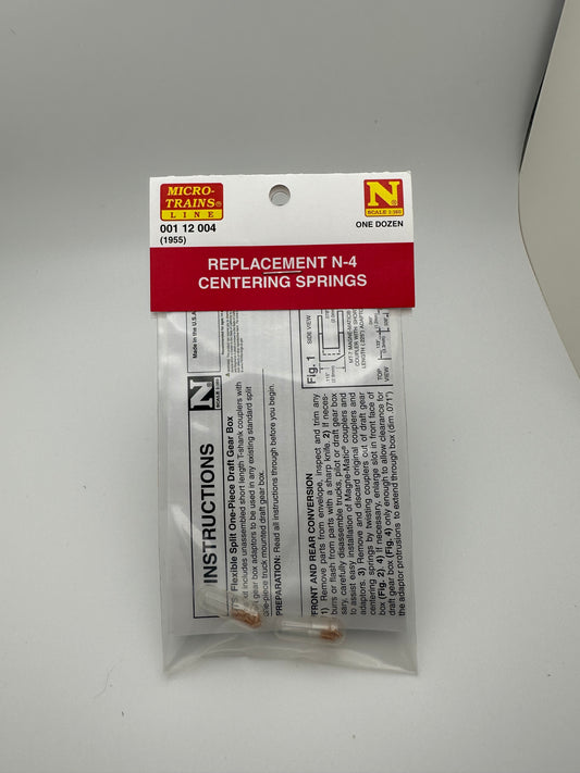 Resortes de centrado N-4 1955 (12 c/u)