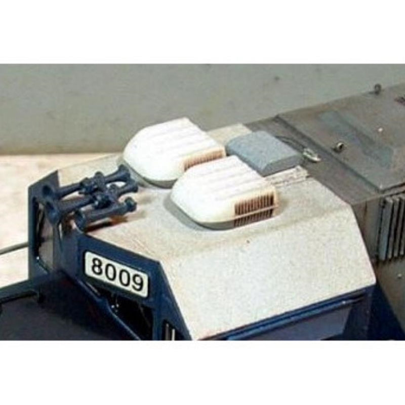 BLMA - N SCALE MODERN RV STYLE LOCOMOTIVE AIR CONDITIONERS (4)