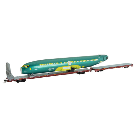 MTTX/BNSF Flatcar with 10,000th Fuselage 2-Pack