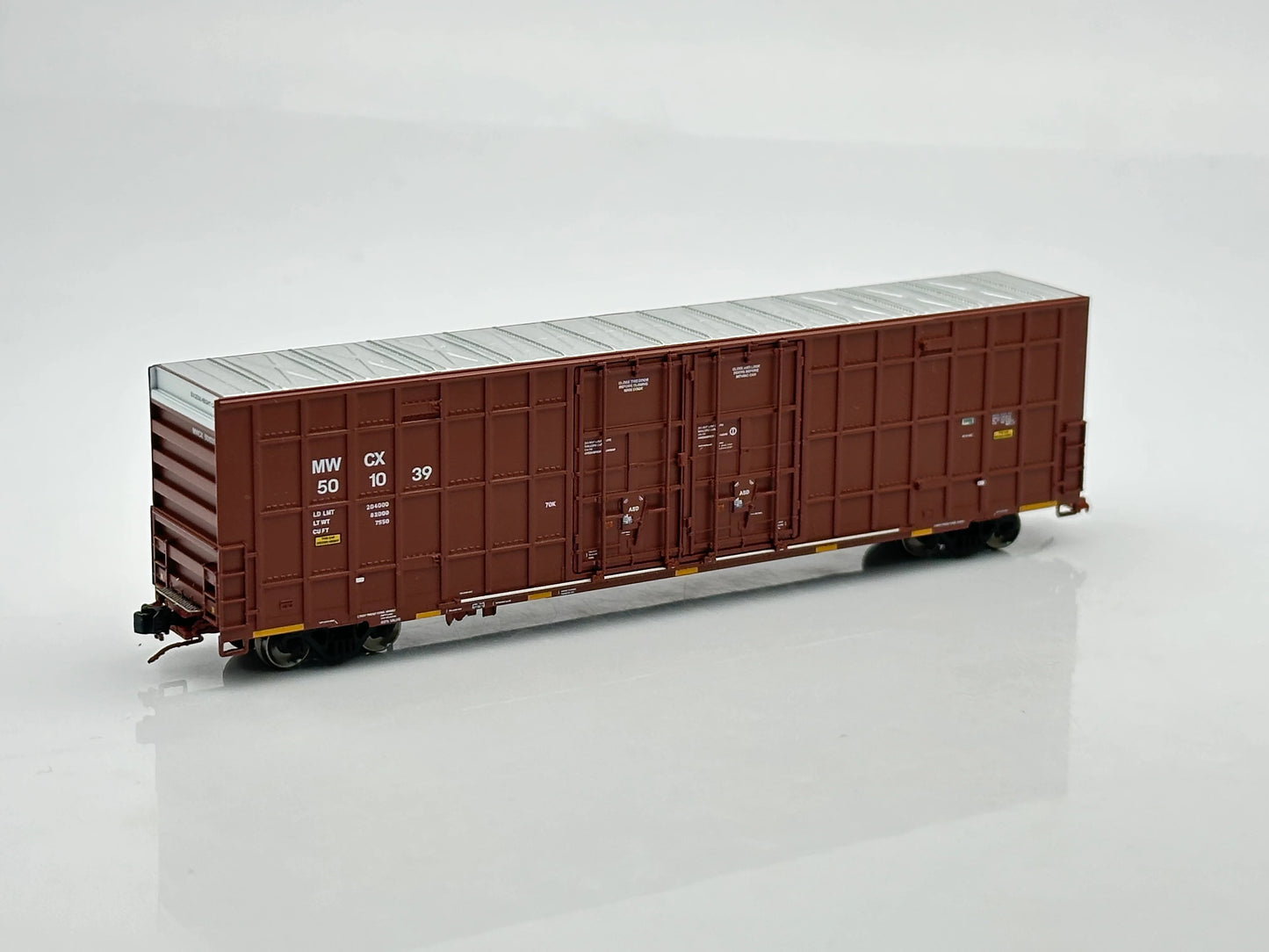 Greenbrier 7550 cf 60’ Plate F Boxcar (2nd Run) - Midwest Railcar (MWCX) - N Scale