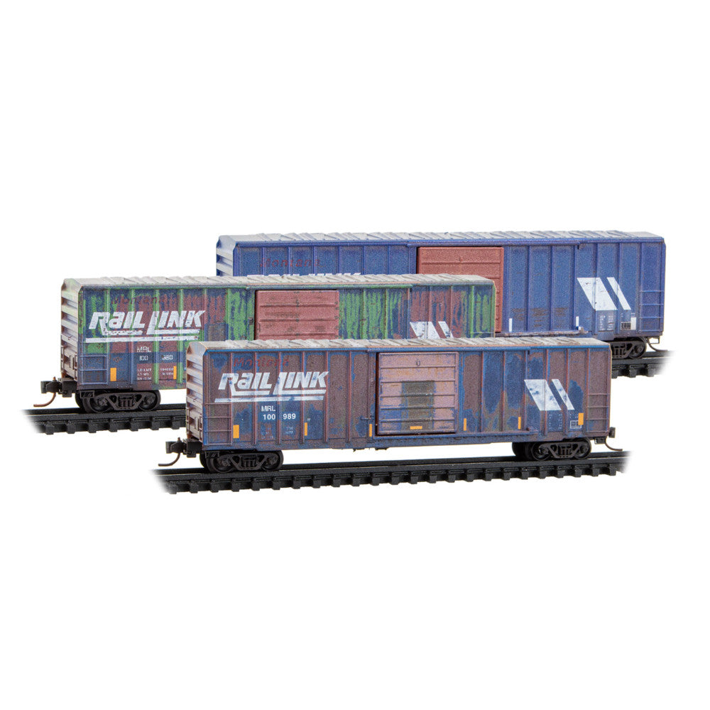 N Scale Montana Rail Link Weathered 3-Pack