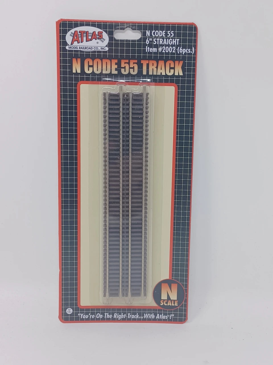 Atlas - N CODE 55 6" STRAIGHT (6 PCS/PK)